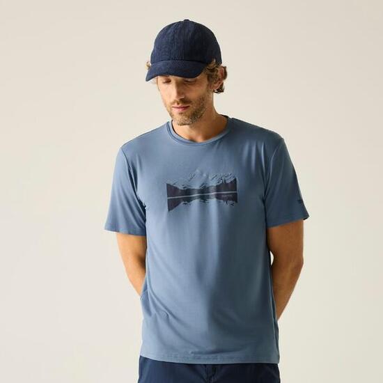 T-shirt graphique extensible à manches courtes Fingal pour homme