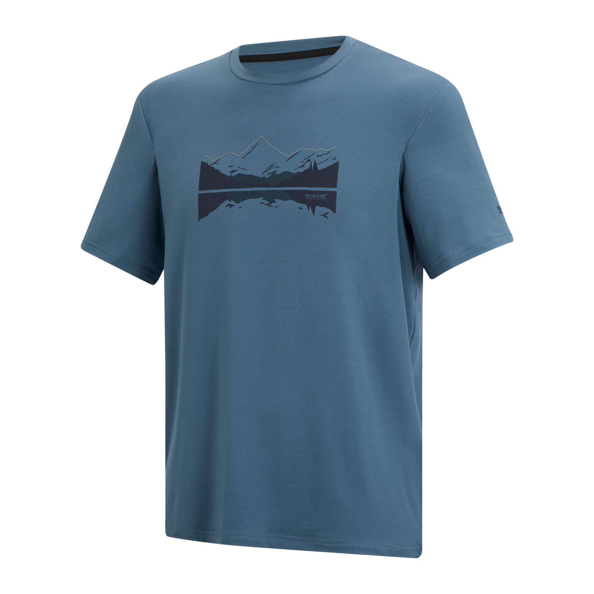 Mens Fingal Stretch Short Sleeved Graphic T-Shirt 7/7