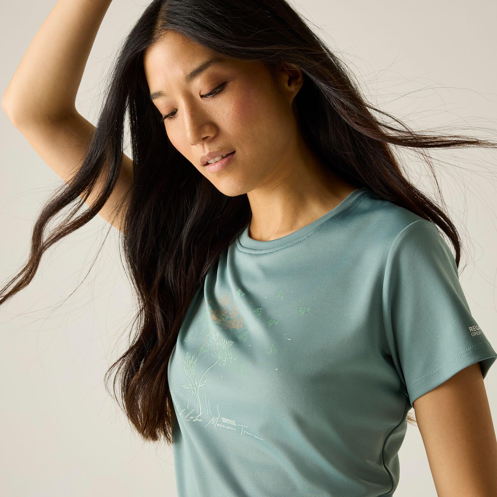 T-shirt à manches courtes pour femmes avec slogan Fingal 4/7