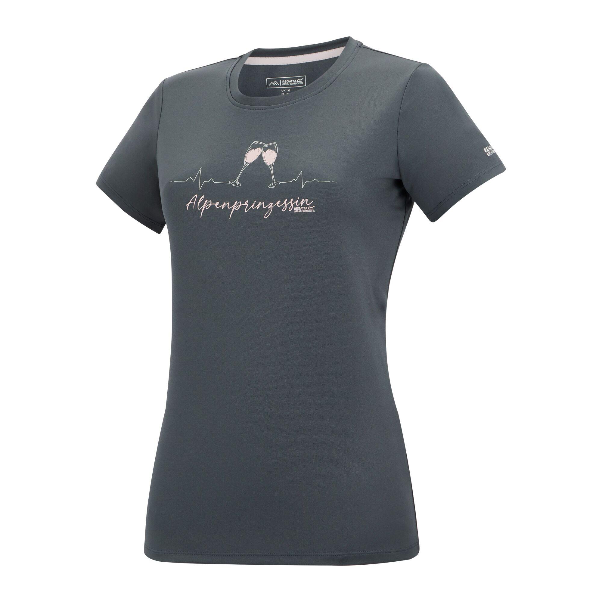 T-shirt à manches courtes pour femmes avec slogan Fingal 7/7