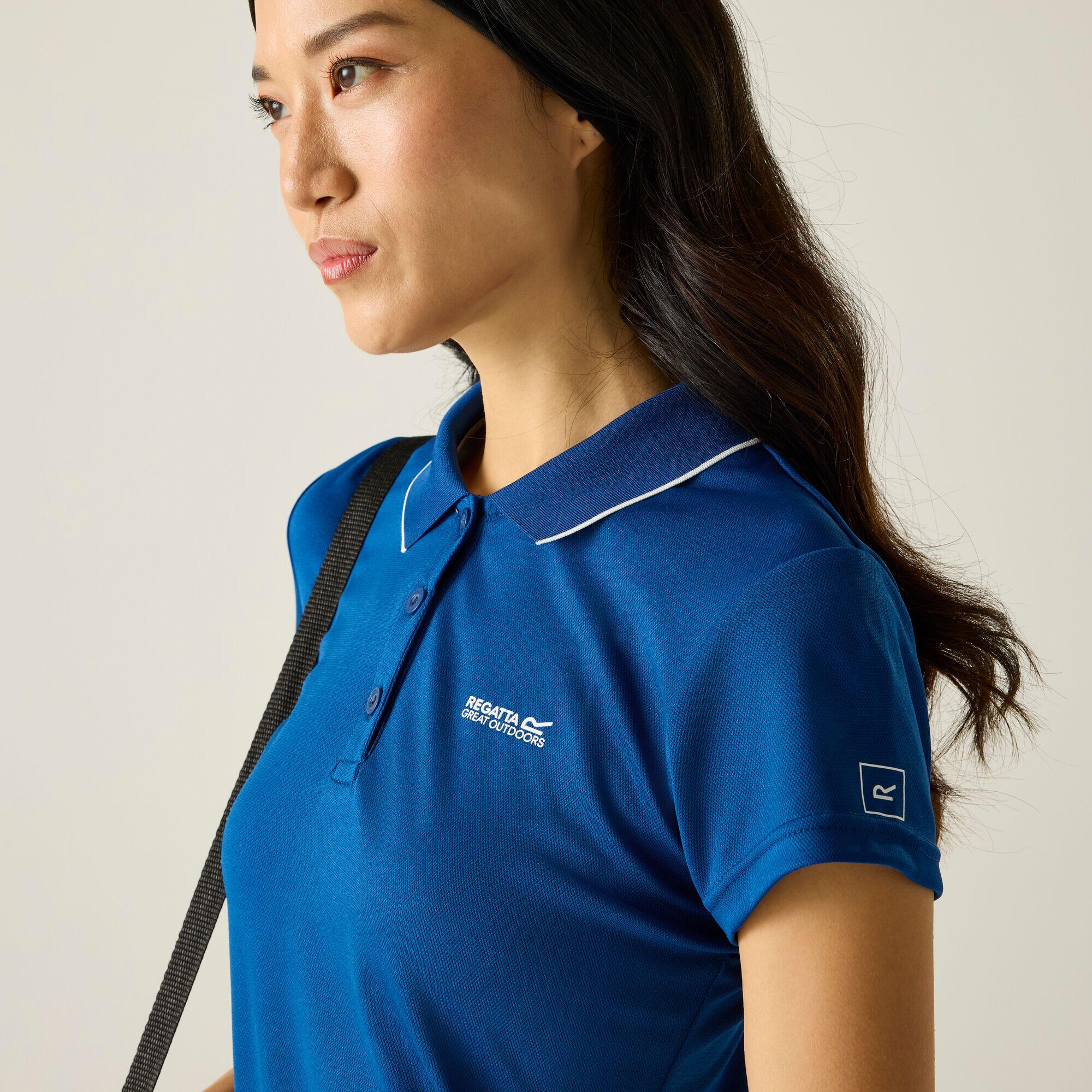 Womens Maverick V Tipped Logo Polo 5/7
