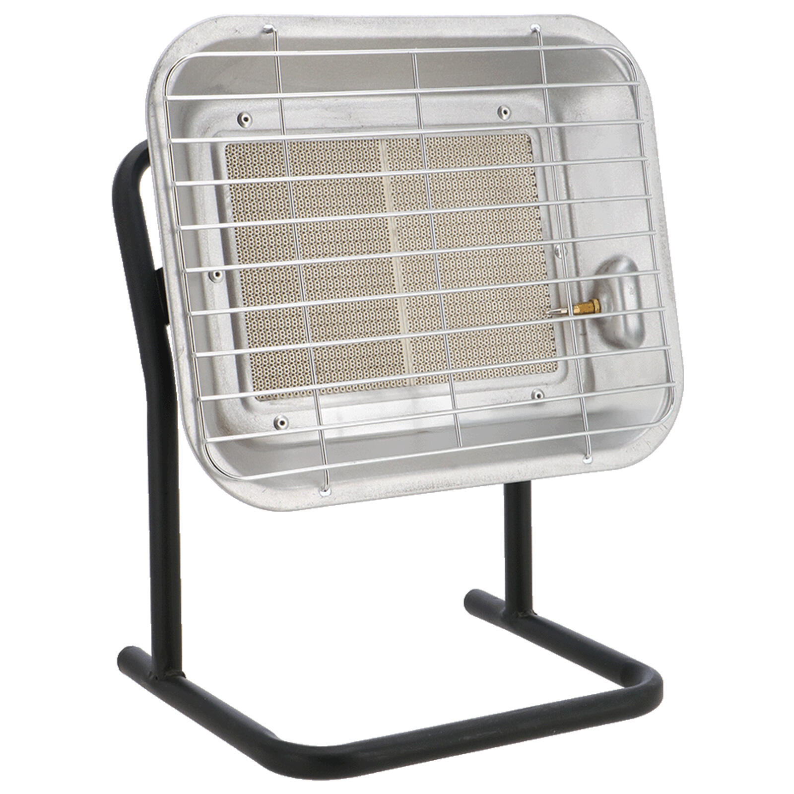 Calefactor de gas para patios toldos de camping cerámico 30 mbar 4,5 kW 2/4