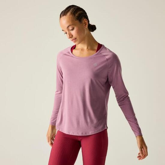 T-shirt de course à manches longues pour femme Nimble