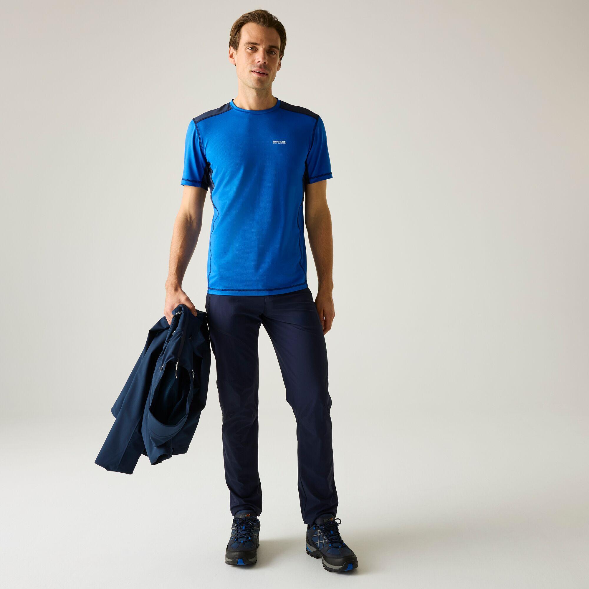 Virda Herren Kurzarm-T-Shirt aus atmungsaktivem Mesh 3/7