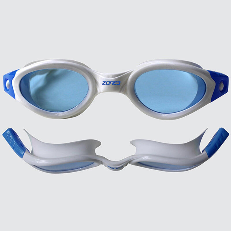 Zona3 Apollo Occhiali Da Nuoto - Bianco / Blu 3/4