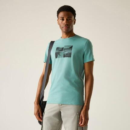 T-shirt graphique à manches courtes pour homme