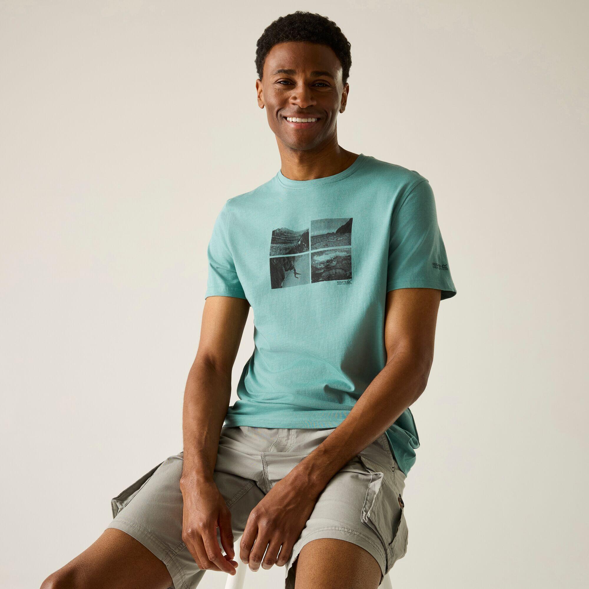 T-shirt graphique à manches courtes pour homme 4/7