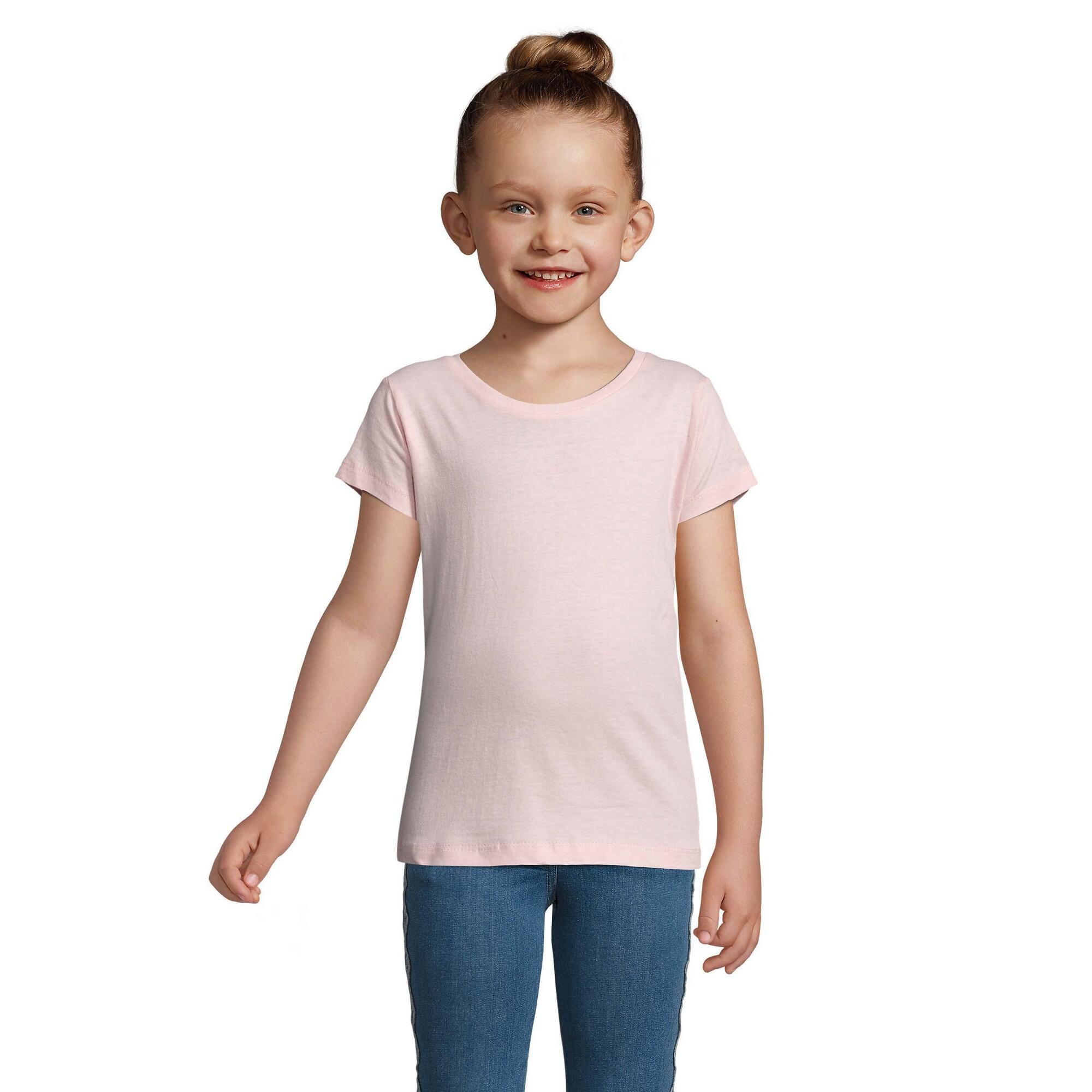 Cherry TShirt, Kurzarm Mädchen Pinke Orchidee 3/4