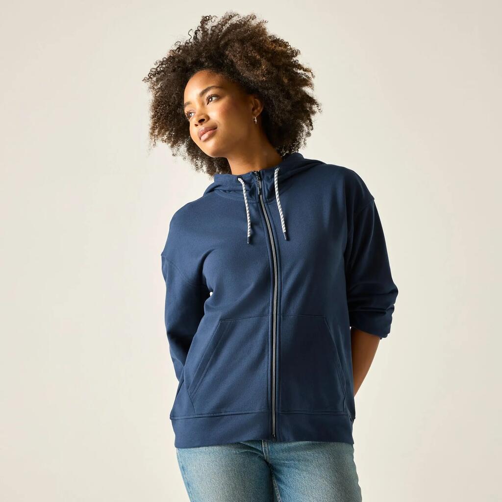 Womens Bayletta Full Zip Striped Hoody