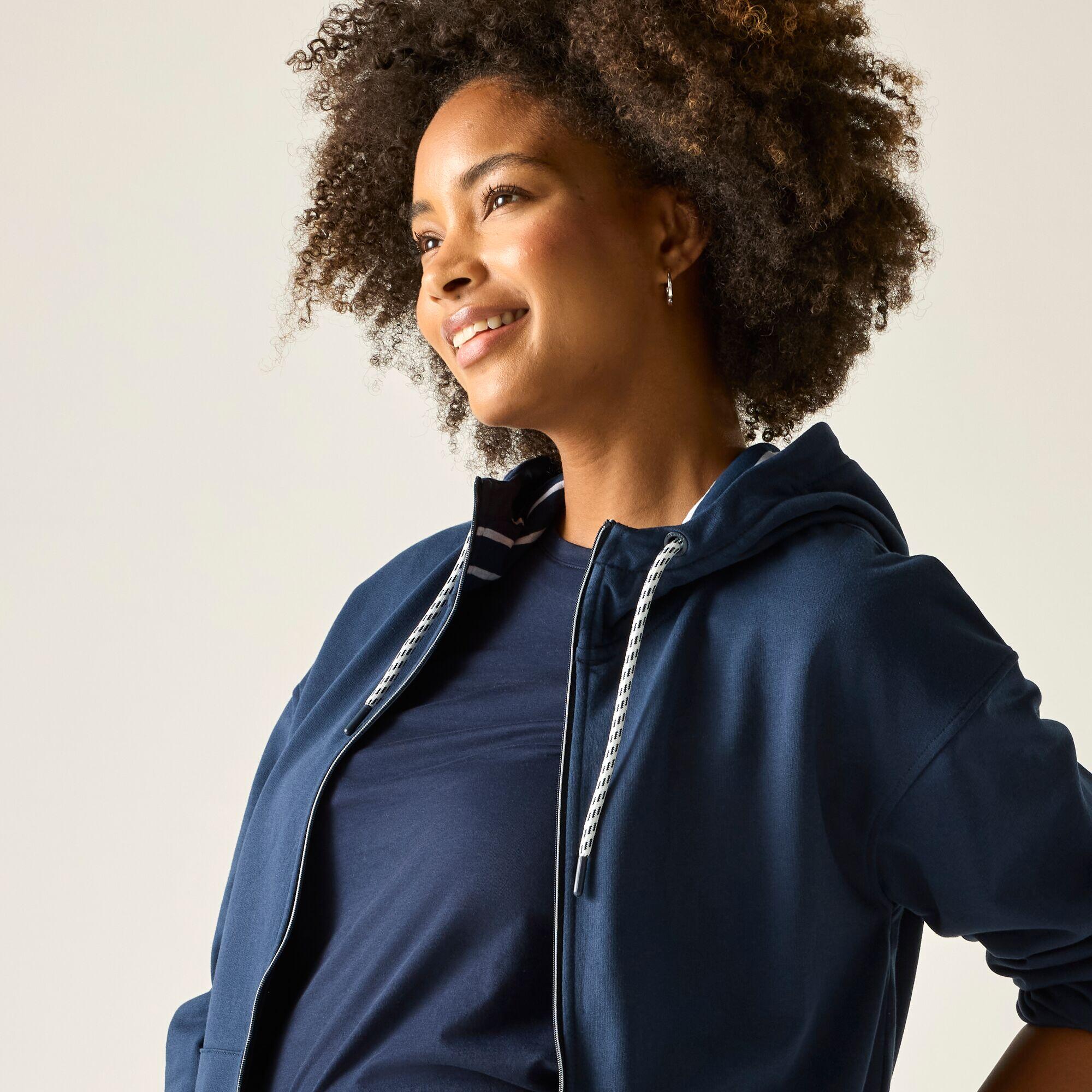 Womens Bayletta Full Zip Striped Hoody 4/7