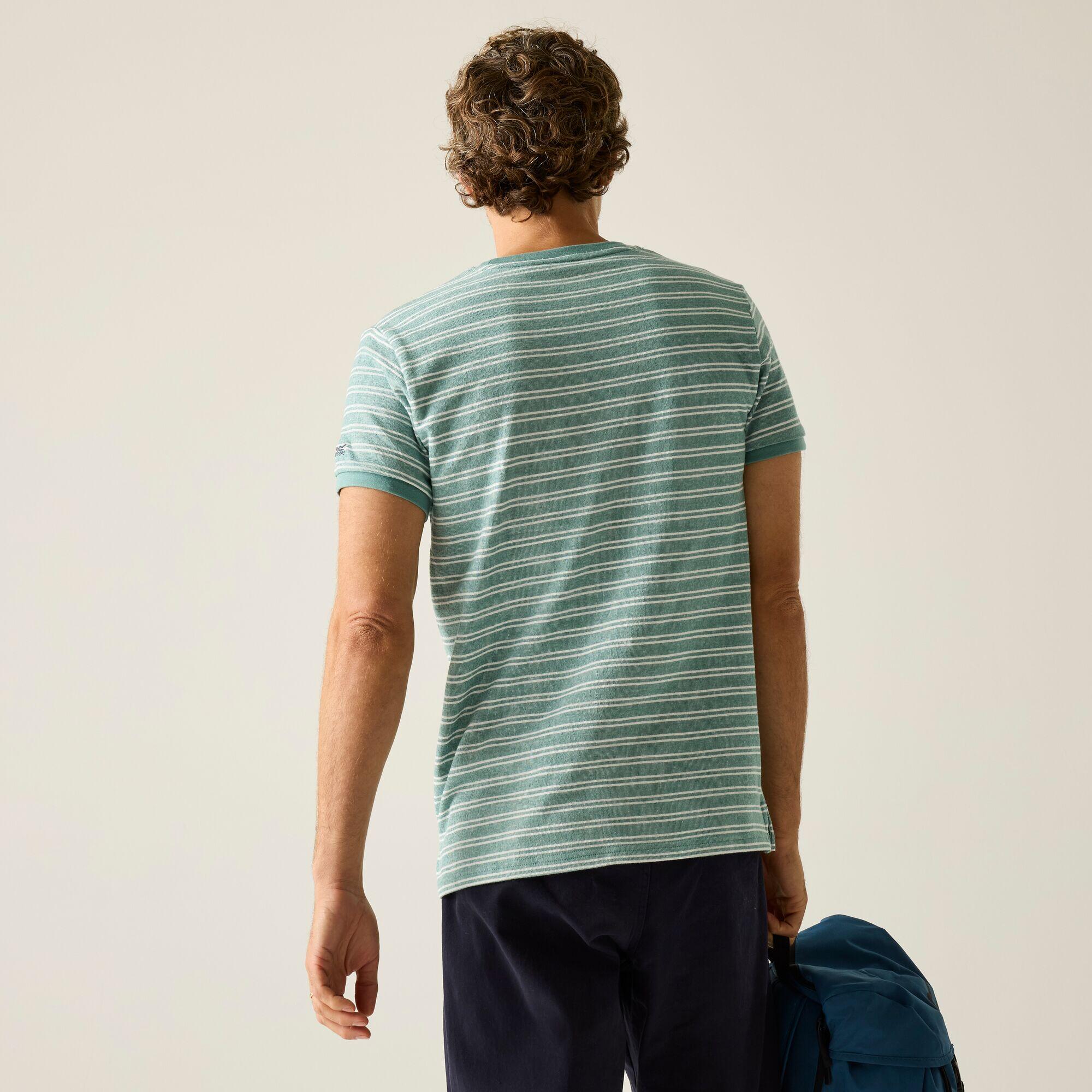 T-shirt à manches courtes rayé Benlin pour homme 2/7
