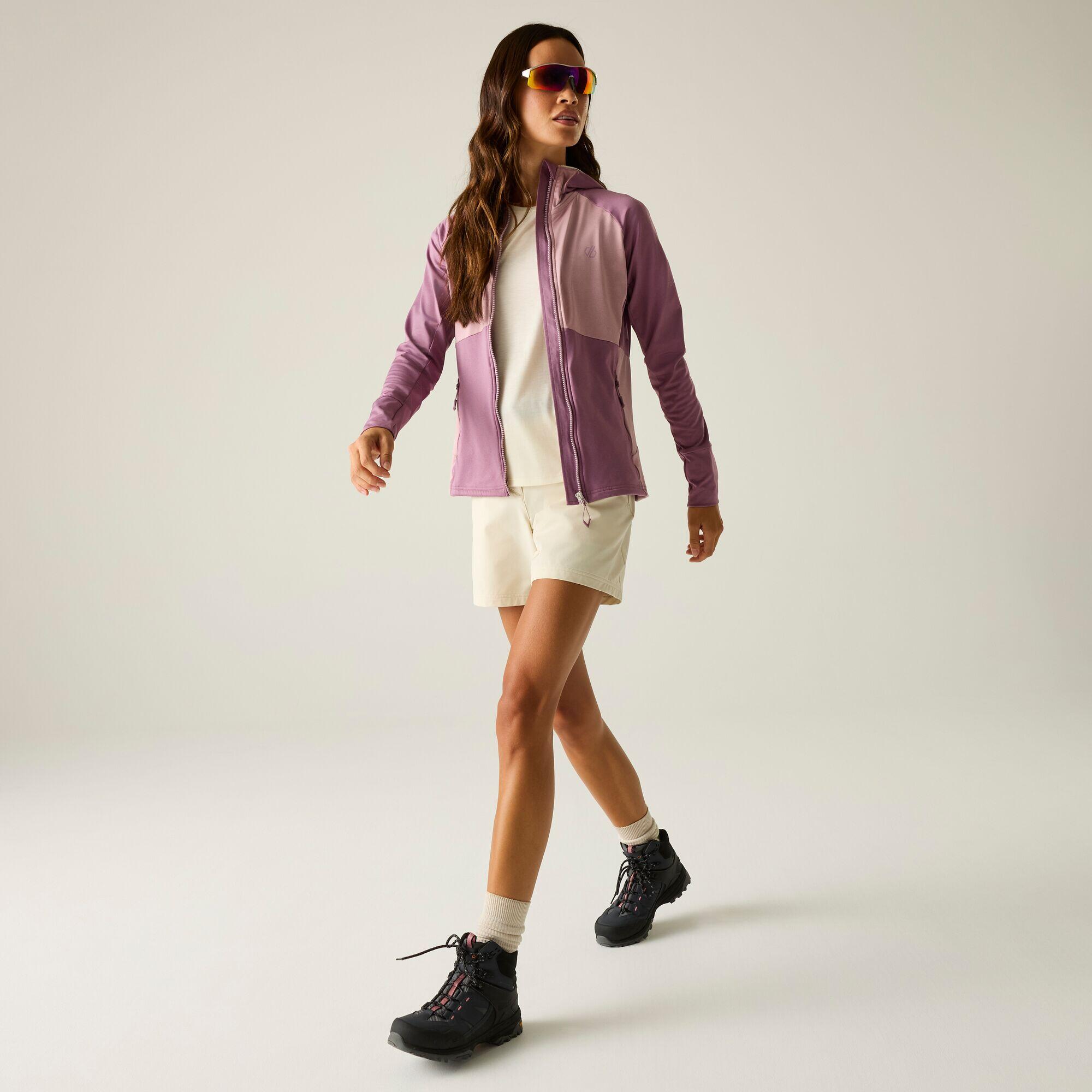 Felpa con cappuccio elasticizzata color block Evolving III da donna 3/7