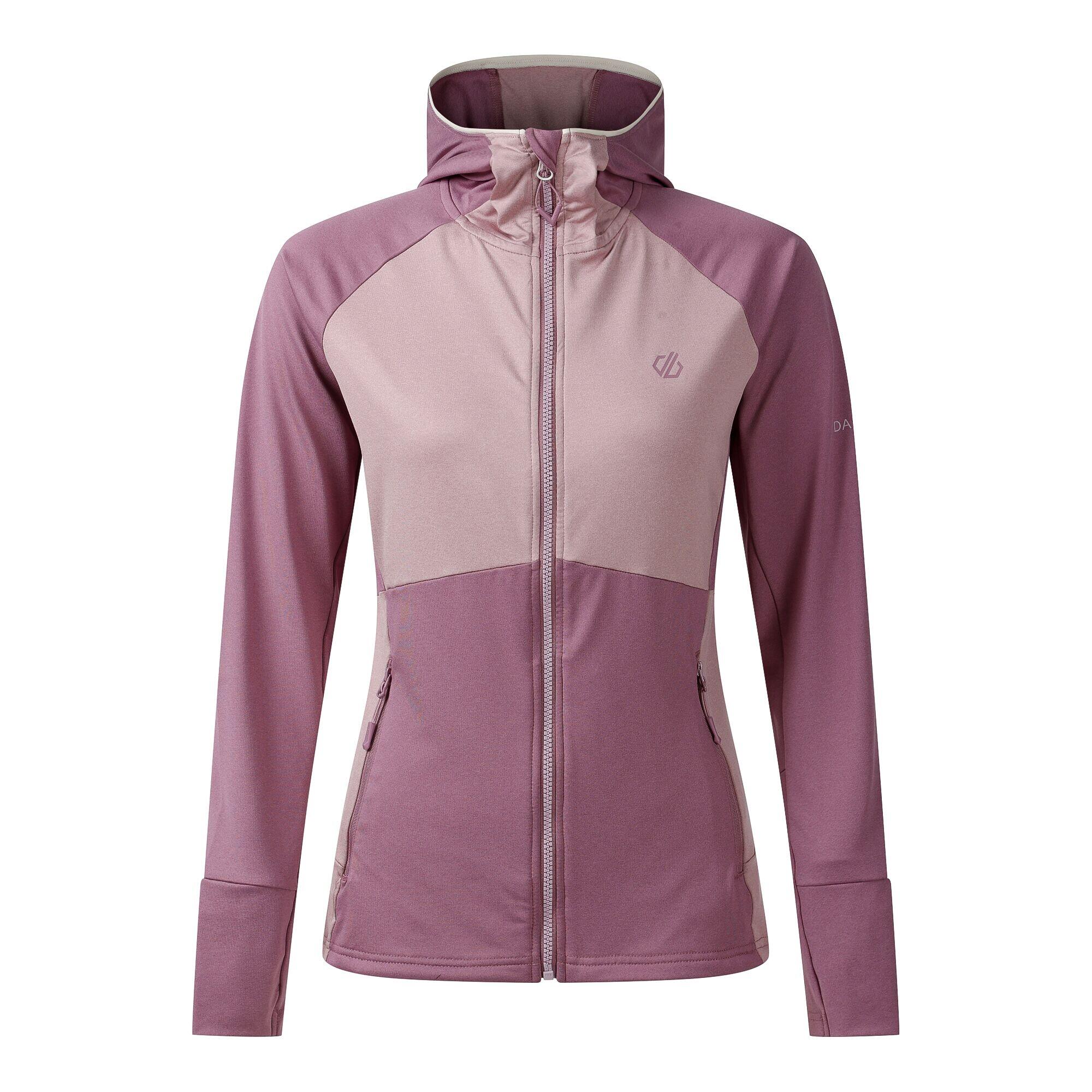 Felpa con cappuccio elasticizzata color block Evolving III da donna 7/7