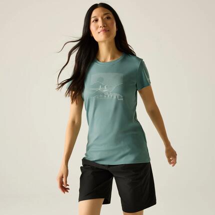 Fingal T-shirt met korte mouwen en grafische print voor dames