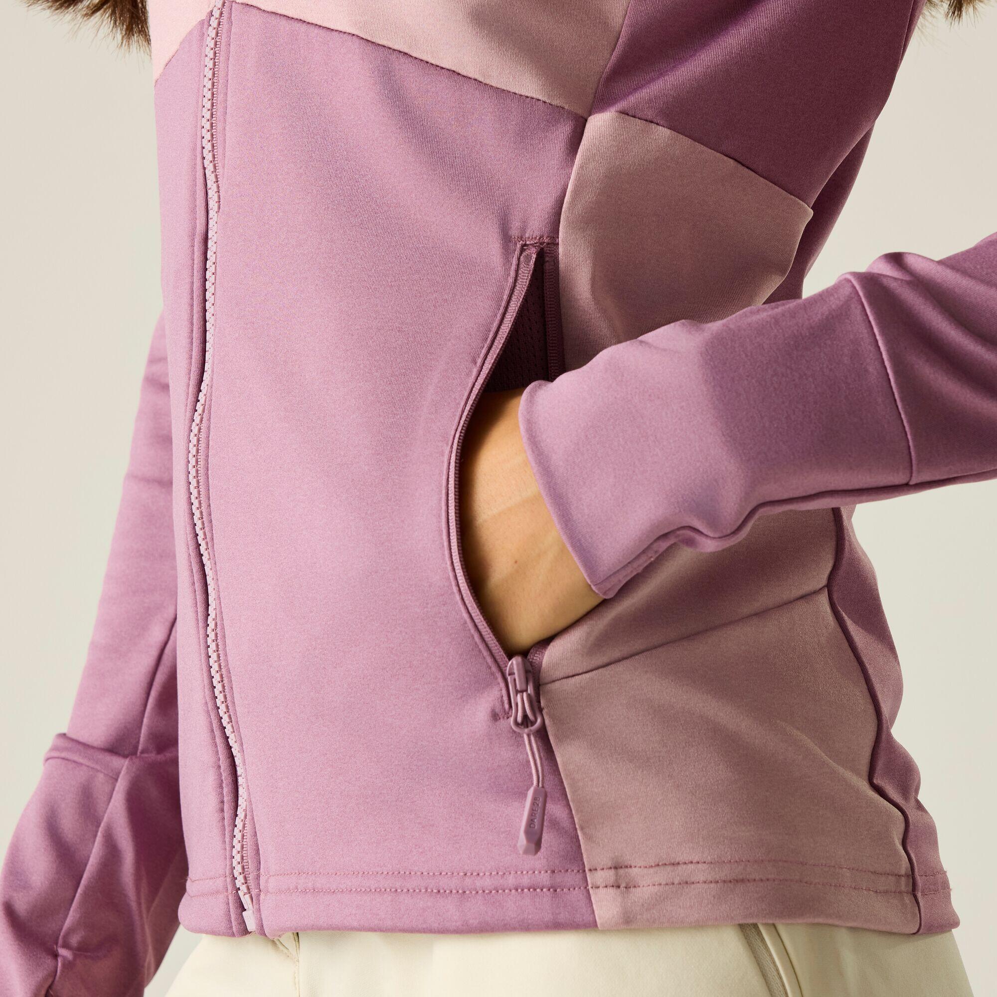 Felpa con cappuccio elasticizzata color block Evolving III da donna 6/7
