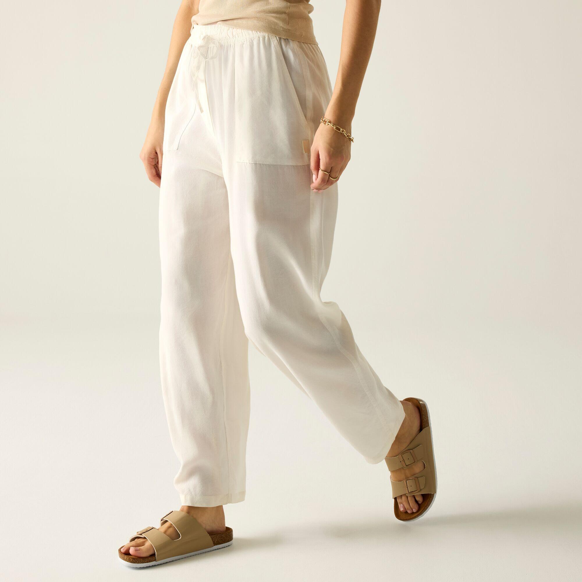 Pantaloni elasticizzati con coulisse Elbrie da donna 2/7