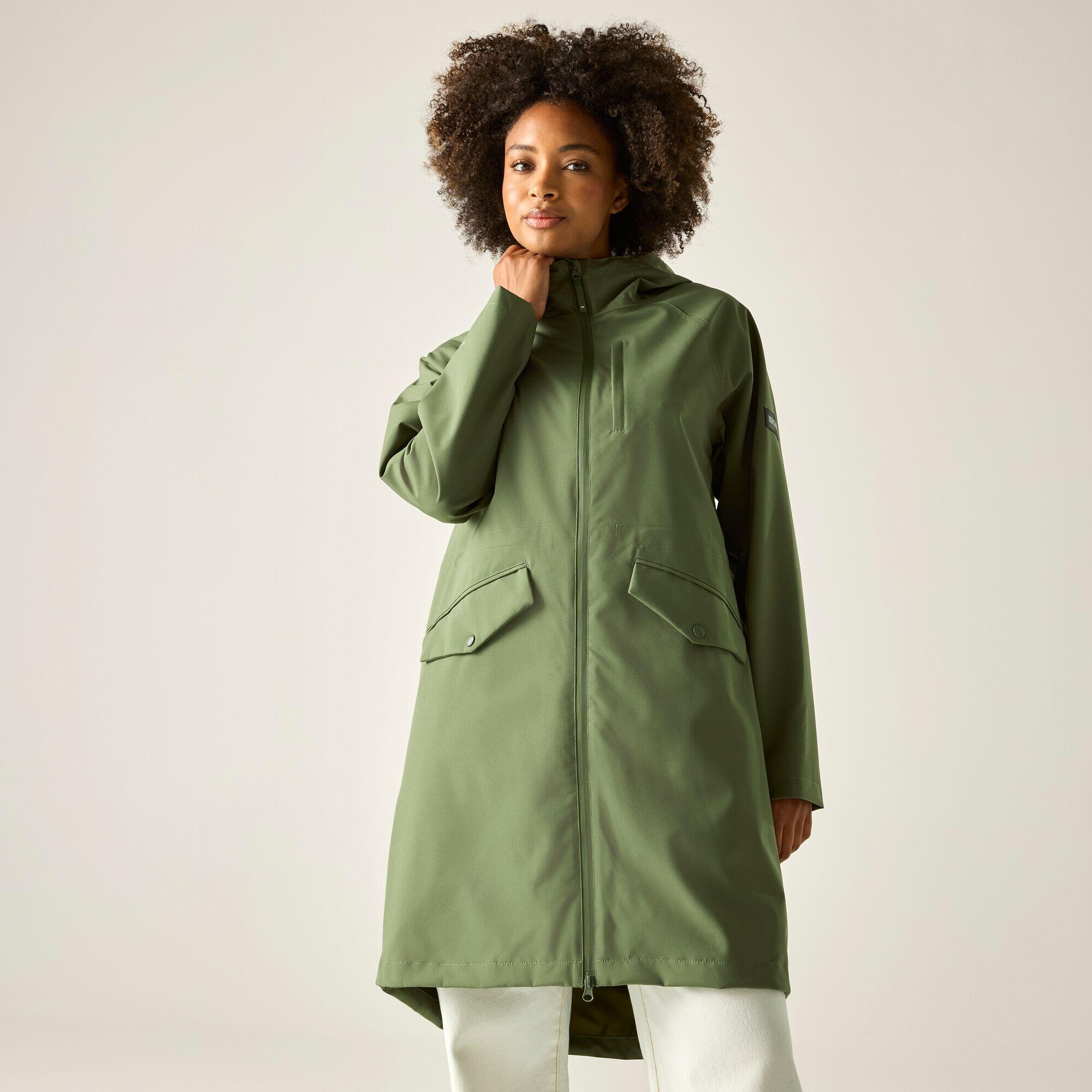 Veste imperméable à capuche longue Levita pour femme 3/7