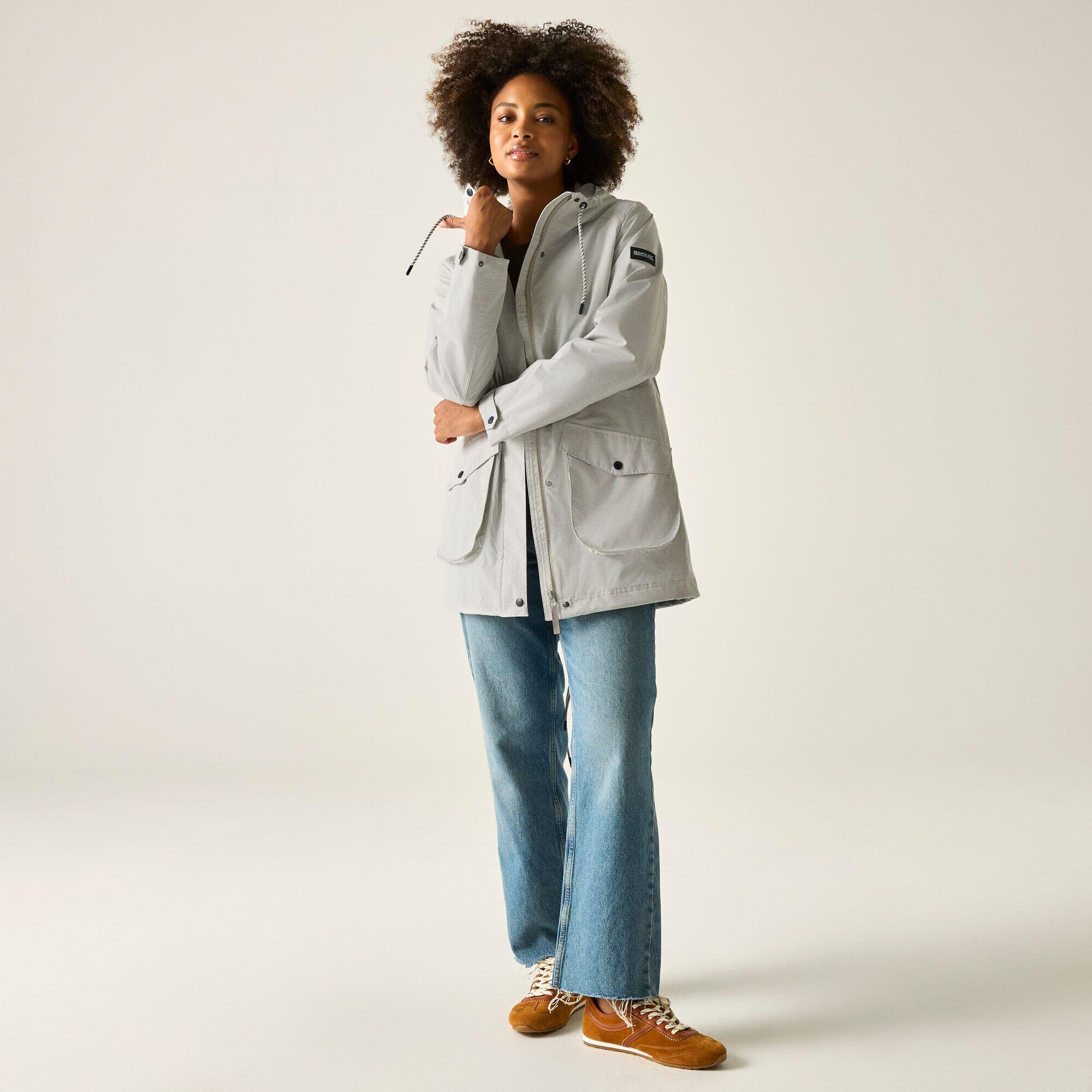 Chaqueta impermeable con capucha Norana para mujer 3/7