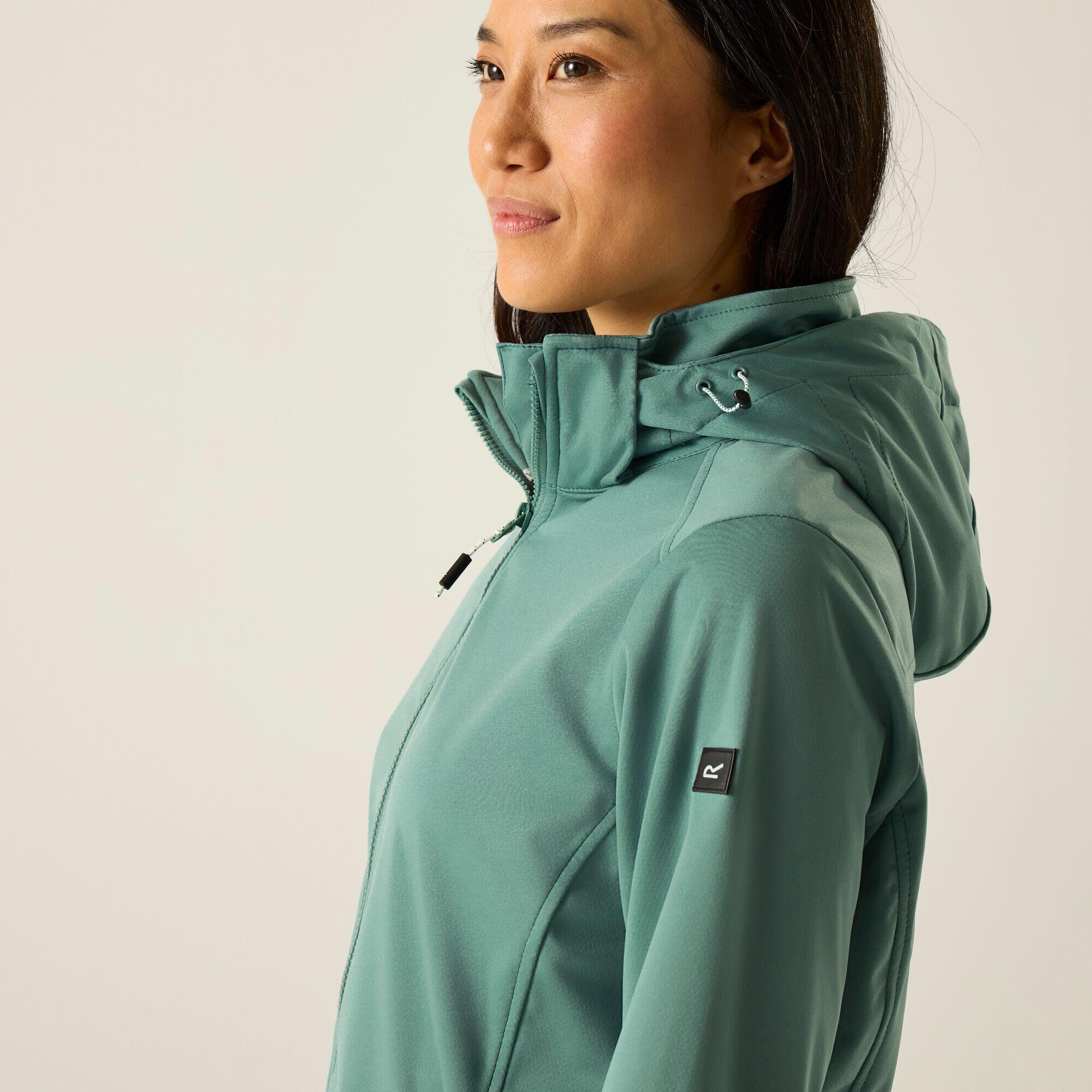 Veste softshell longue à capuche déperlante Carisbrooke pour femme 6/7