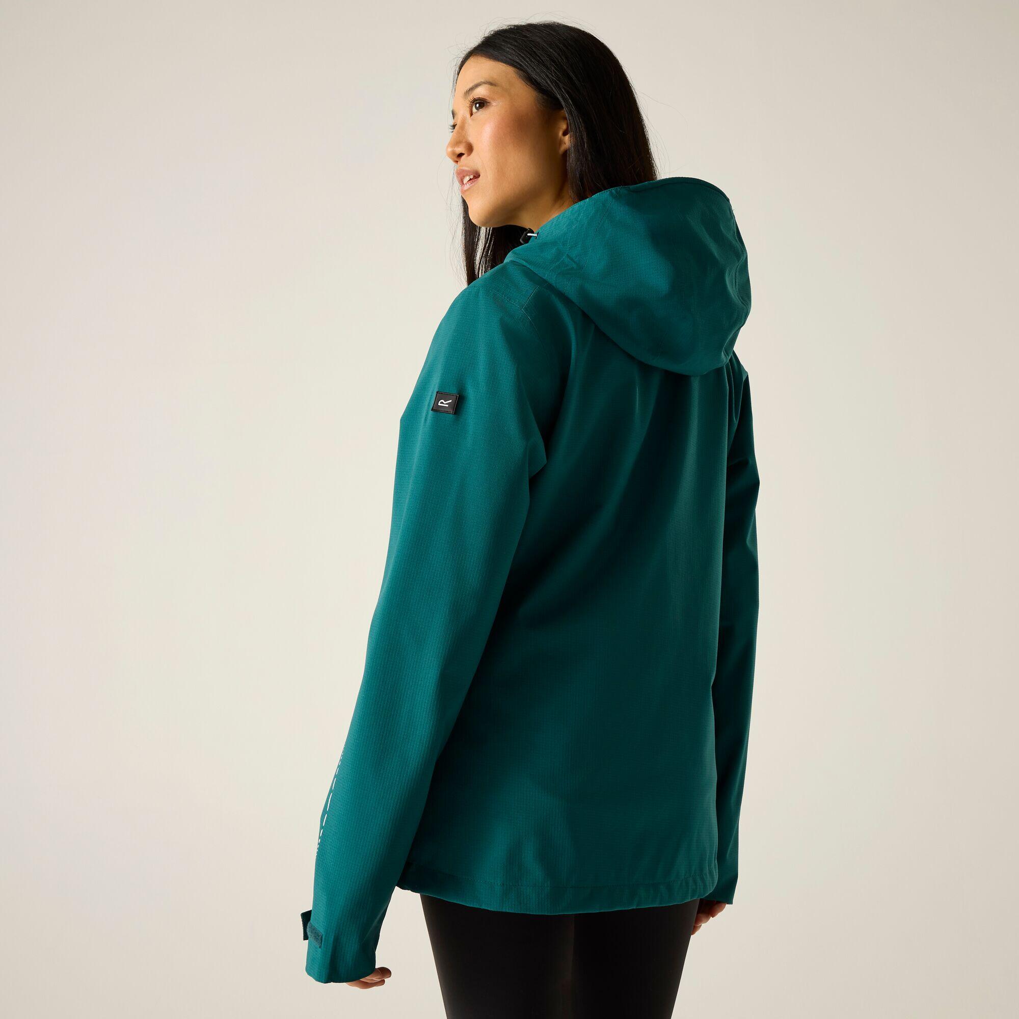 Womens Oklarna Hooded Hiking Waterproof Jacket 2/7