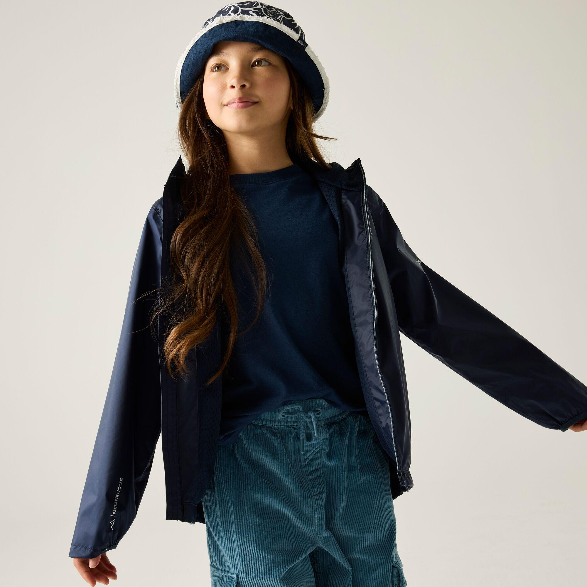 Kinder Lever Kapuzen Regenjacke 5/7