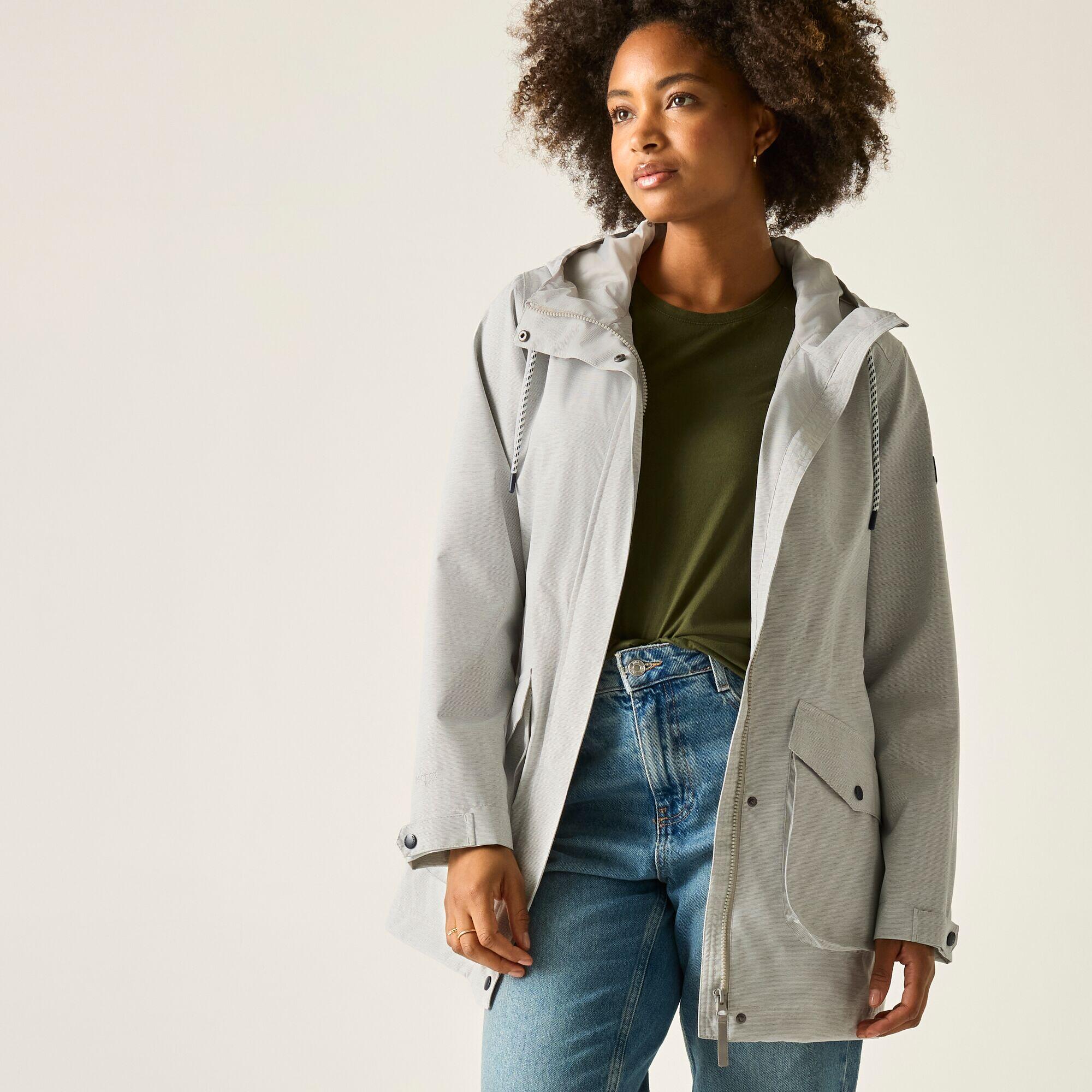 Chaqueta impermeable con capucha Norana para mujer 7/7