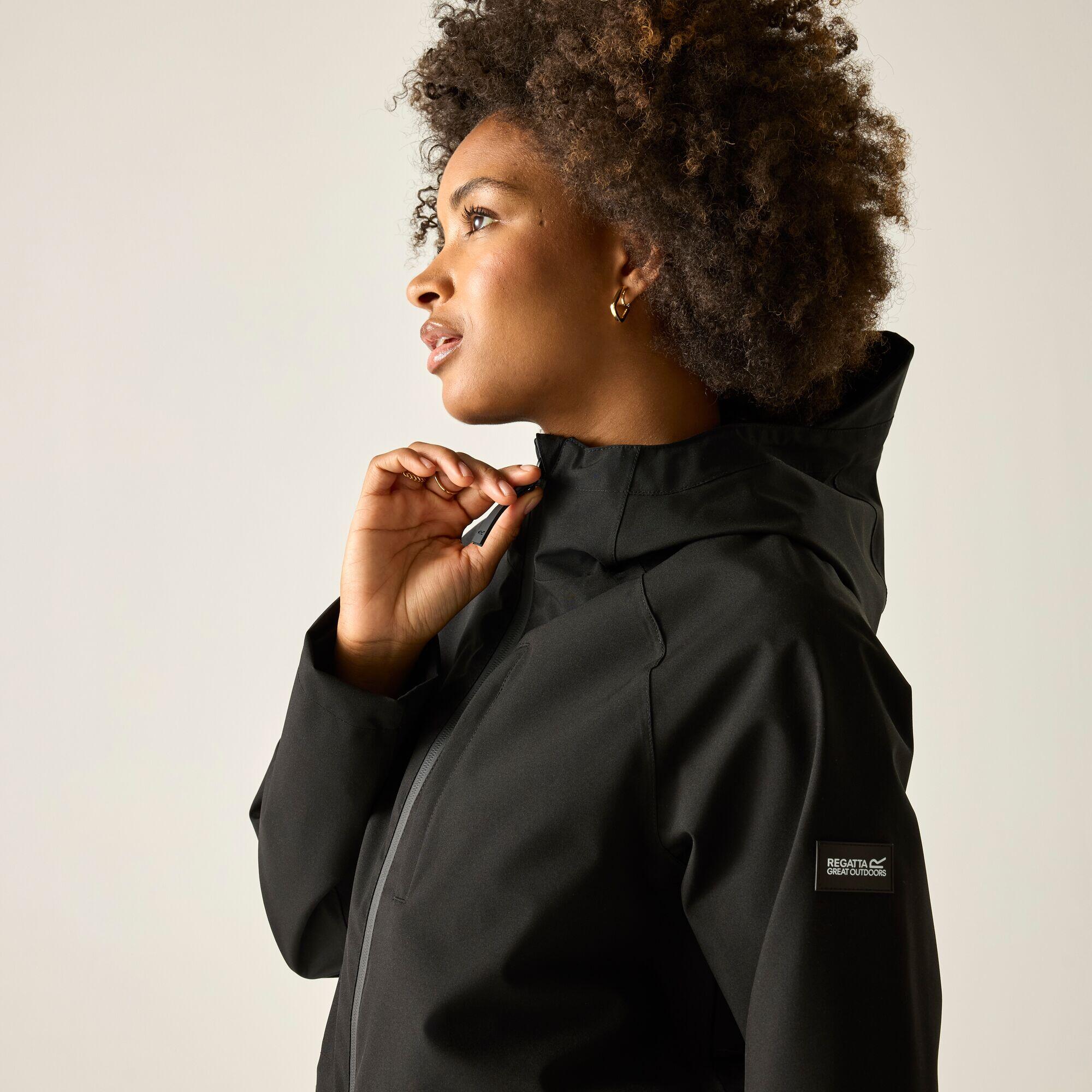 Womens Levita Longline Hooded Waterproof Jacket 4/7