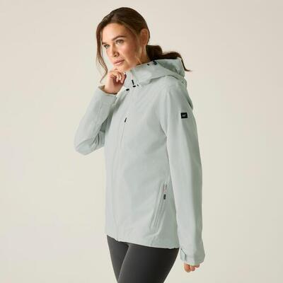 Giacca impermeabile da trekking con cappuccio Oklarna da donna