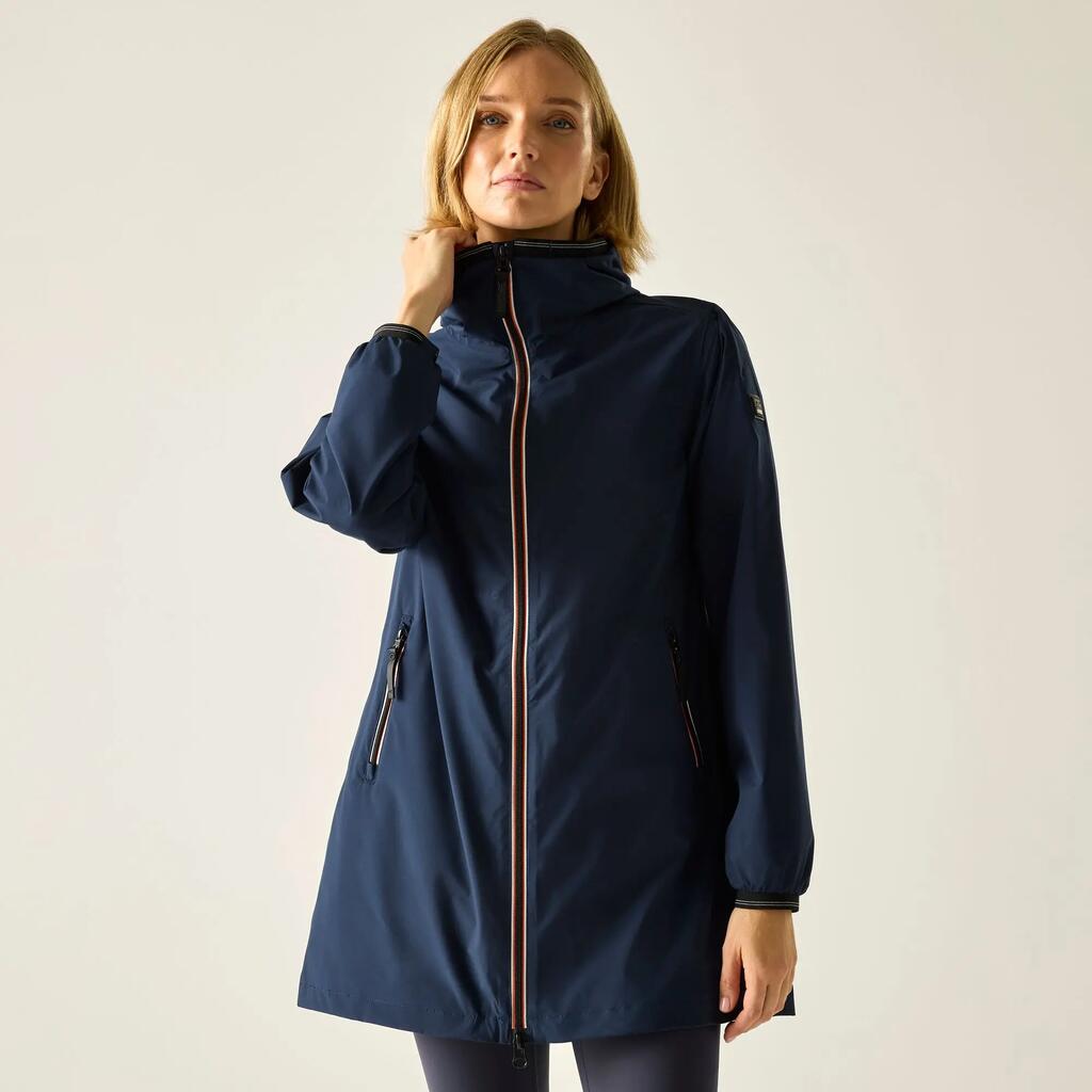 Womens Lenika Hooded Longer Waterproof Jacket