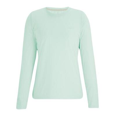 Mindo dames t-shirt met korte mouwen en anti-insectenprint van mesh