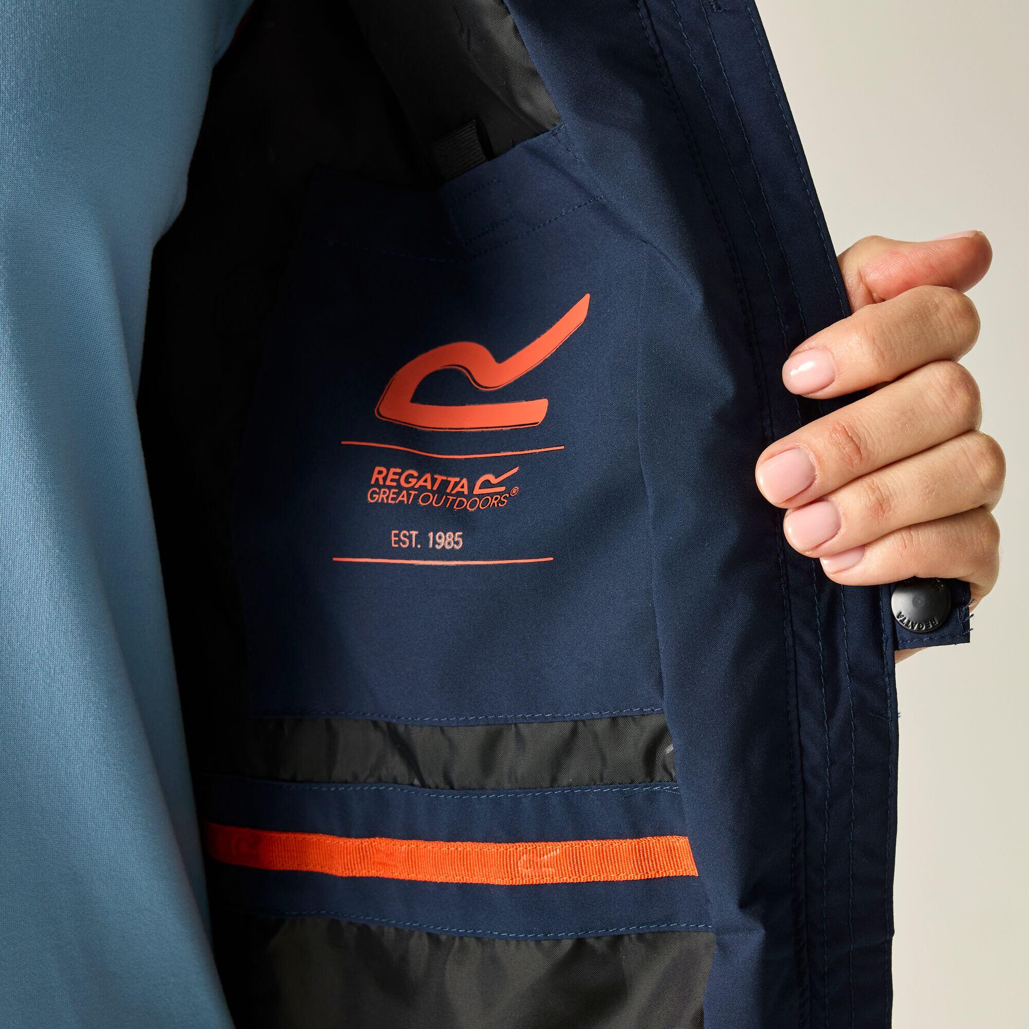 Chaqueta impermeable larga con capucha Lenika para mujer 4/7