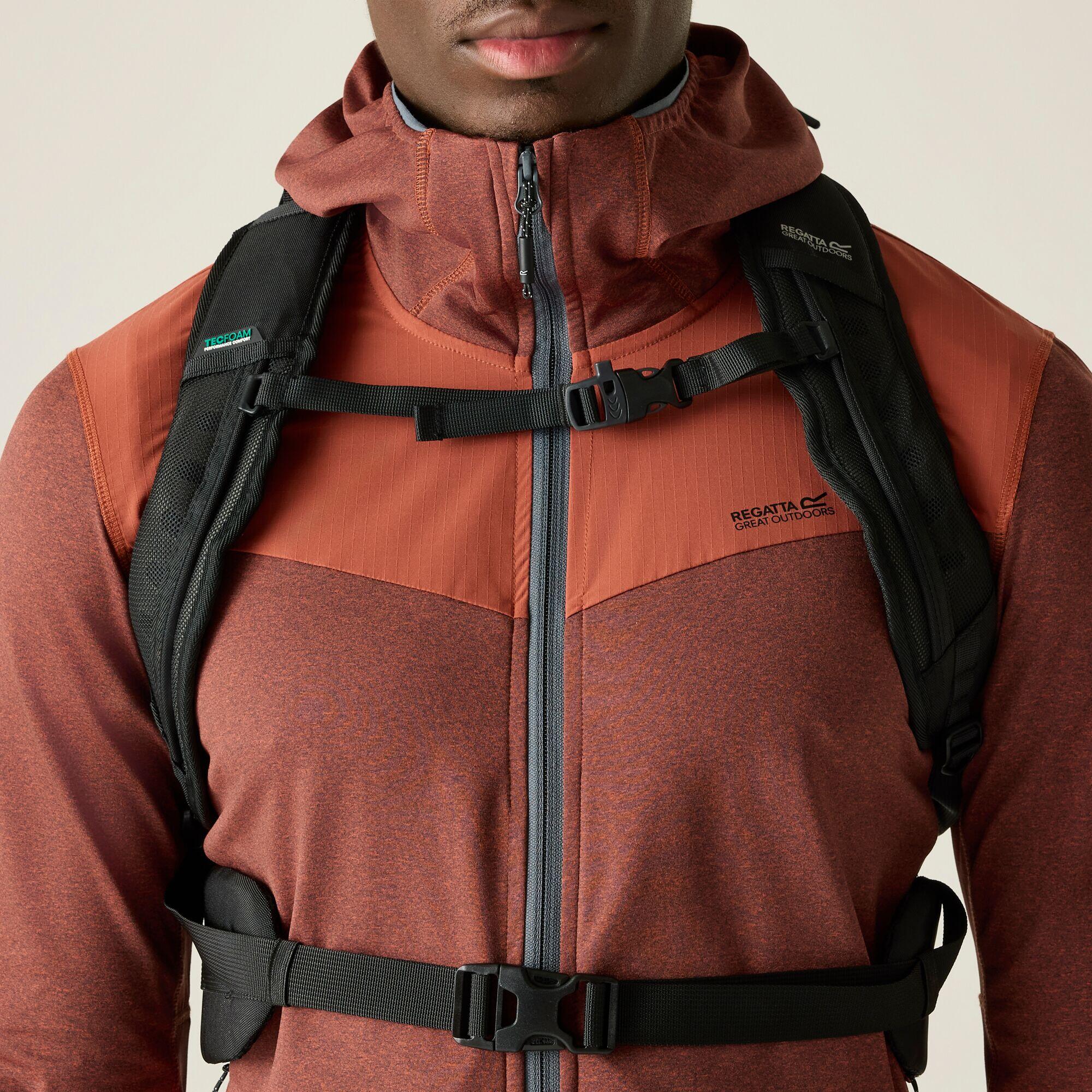 Capa intermedia con capucha y cremallera completa Finchdale Marl para hombre 5/7
