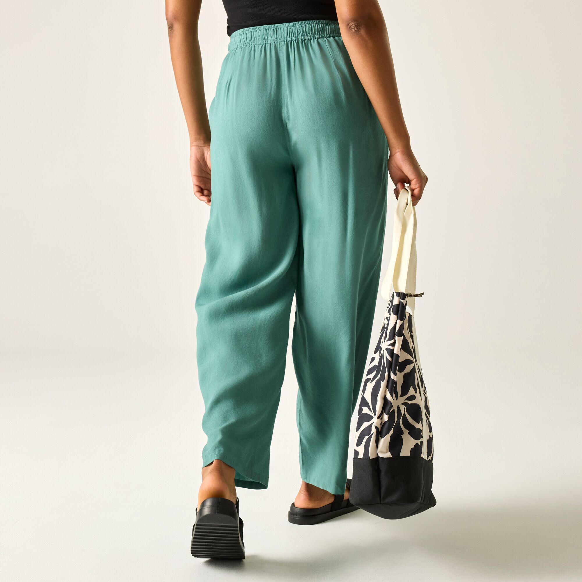 Pantaloni elasticizzati con coulisse Elbrie da donna 3/7