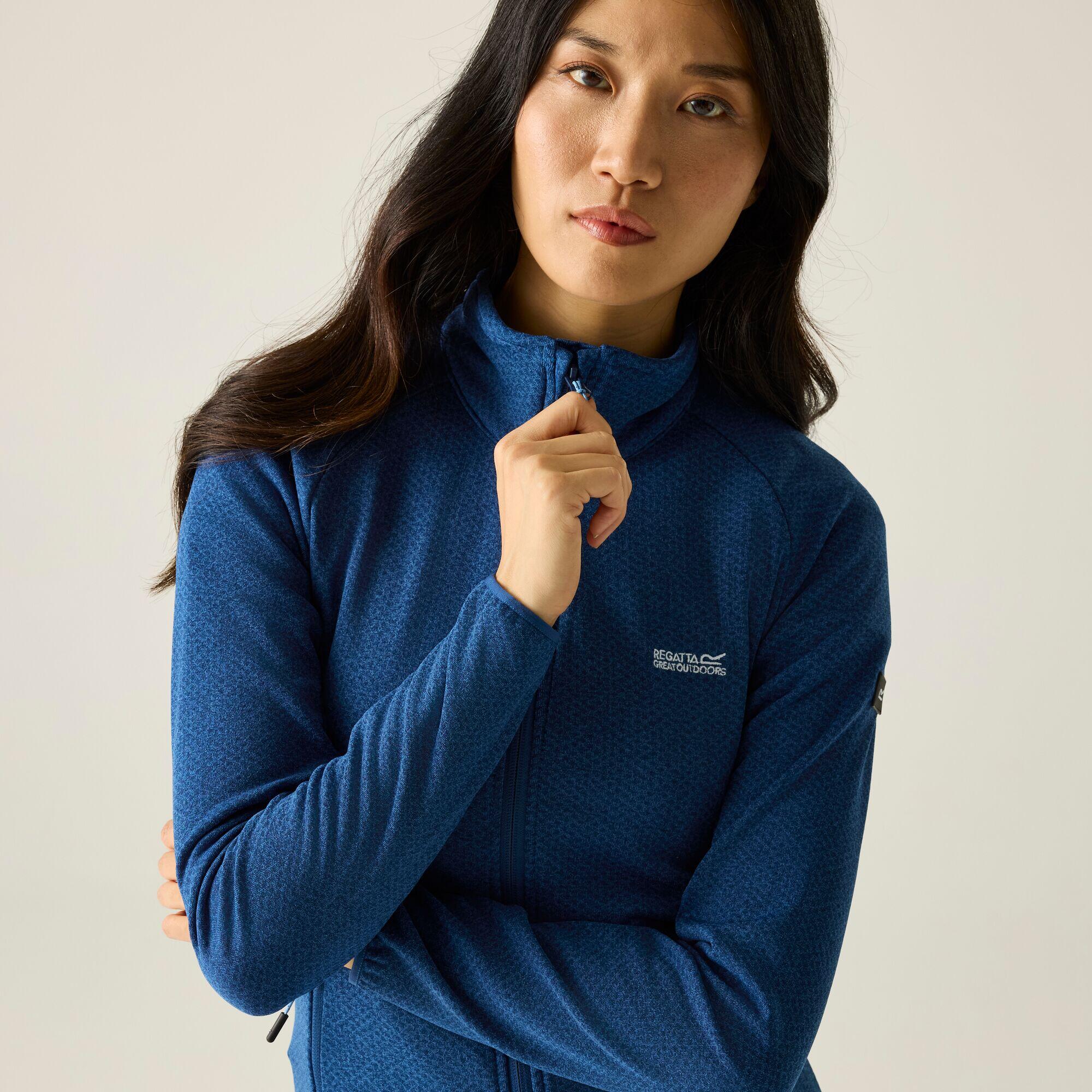 Malana Softshell Fleecejacke für Damen mit durchgehendem Reißverschluss 4/7