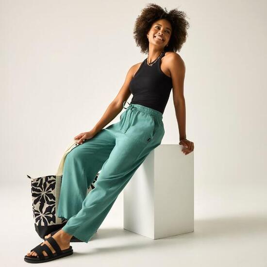 Pantalon Elbrie à cordon de serrage élastique pour femme