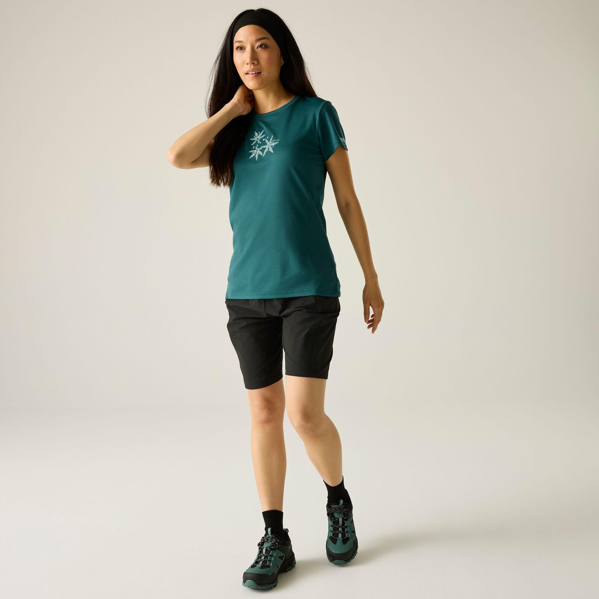 Damen Fingal Kurzarm-T-Shirt mit Grafik 3/7