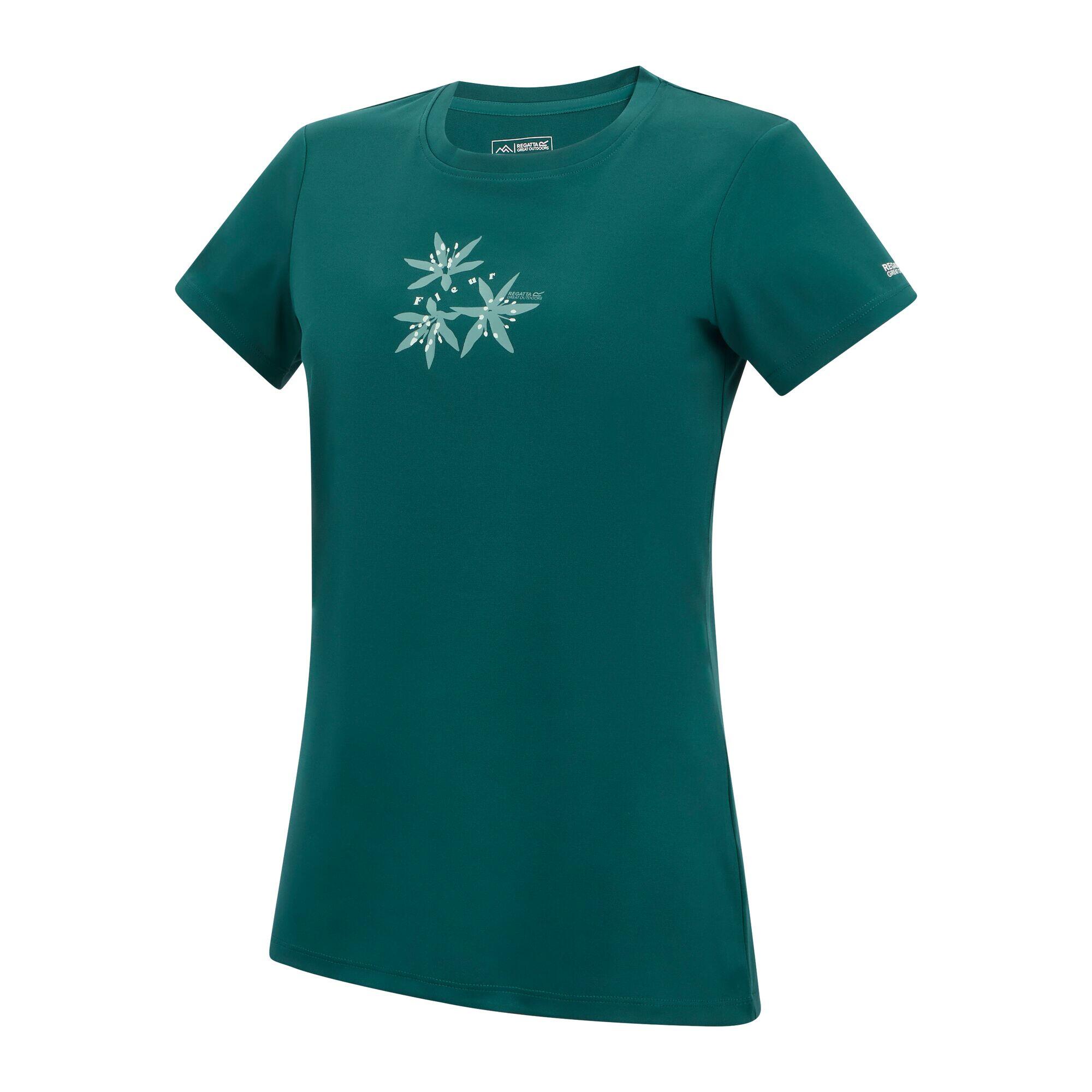 Damen Fingal Kurzarm-T-Shirt mit Grafik 7/7