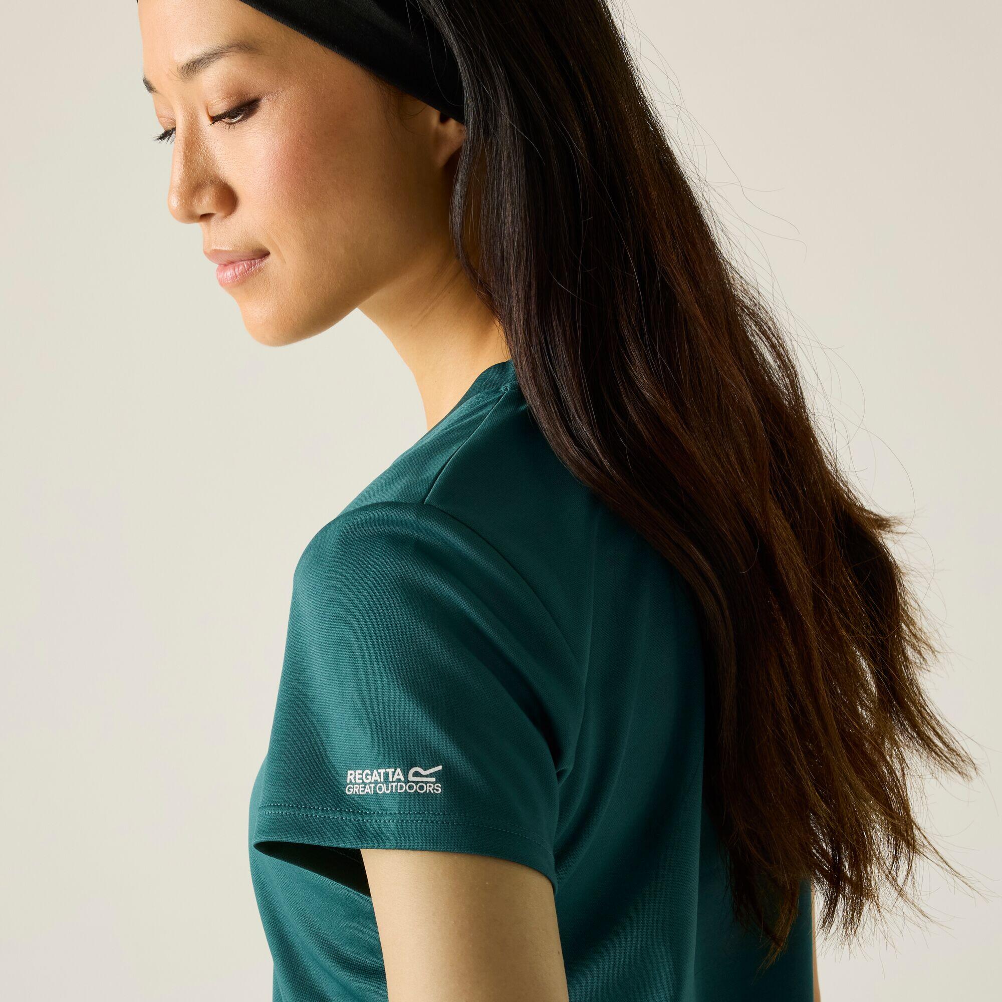 Damen Fingal Kurzarm-T-Shirt mit Grafik 4/7