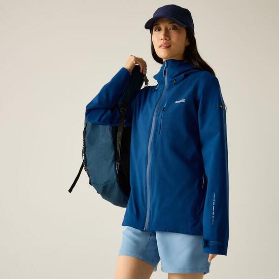 Veste de randonnée imperméable à capuche Oklarna pour femme