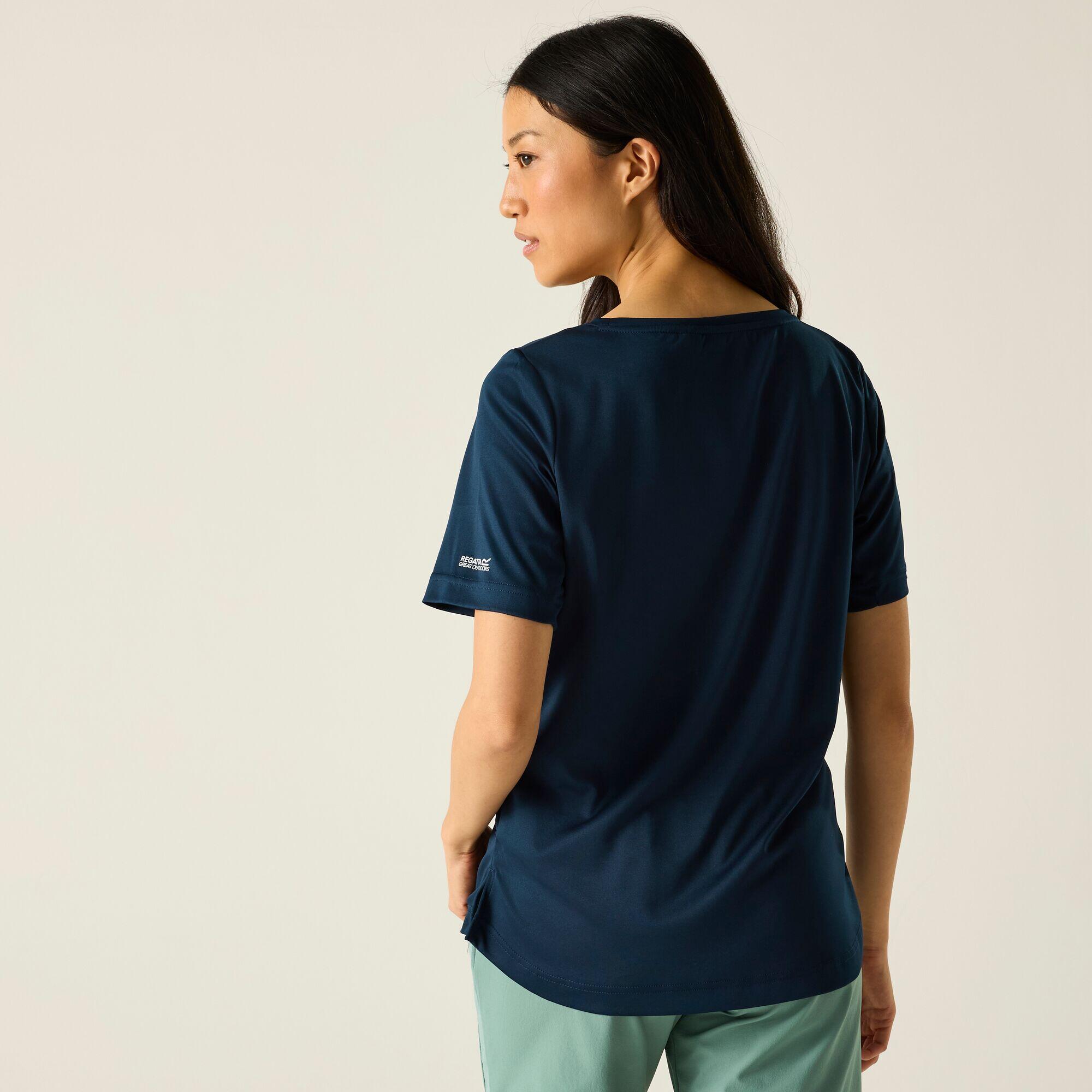 T-shirt à manches courtes Botanna pour femme, séchage rapide, logo 2/7