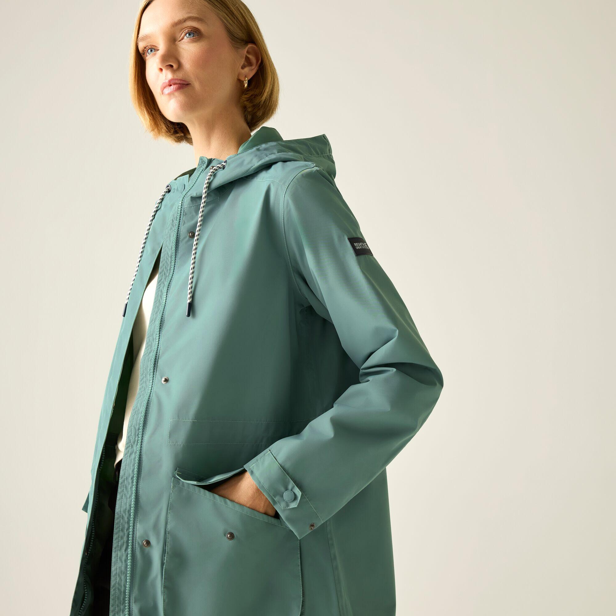 Chaqueta impermeable con capucha Norana para mujer 5/7