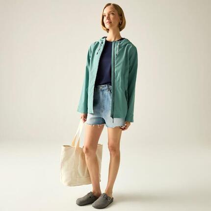 Veste imperméable à capuche Bayletta pour femme