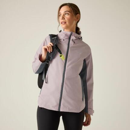 Veste de randonnée imperméable à capuche et à panneaux Frina pour femme