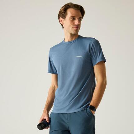Mindo Herren-T-Shirt mit Insektenschutz-Funktion und kurzen Ärmeln aus Mesh