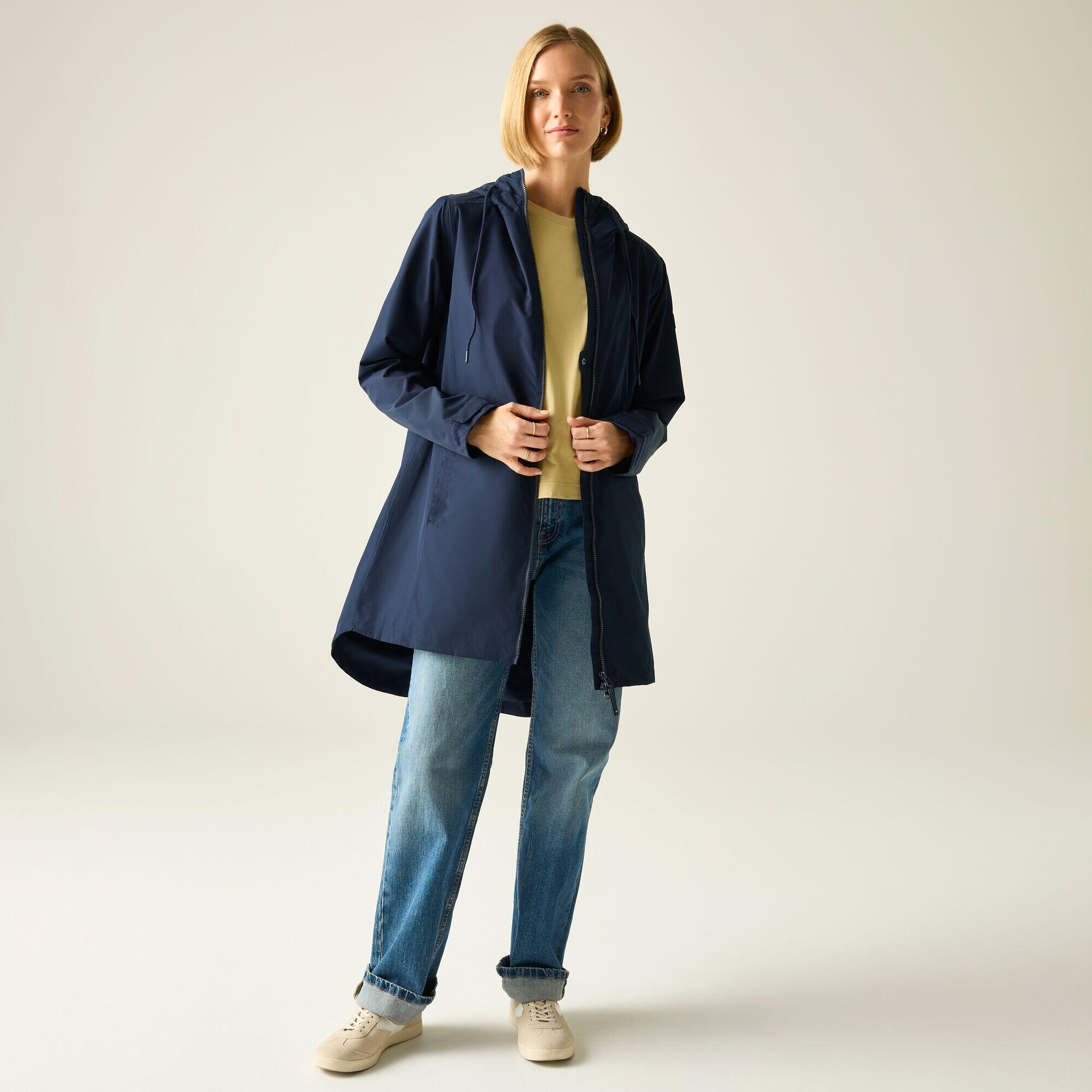 Womens Brianka Longline Hooded Waterproof Jacket 3/7