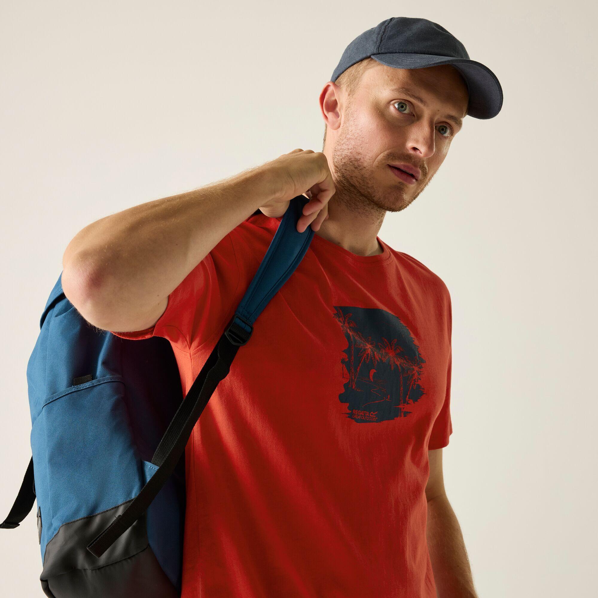 Cline IX T-shirt met korte mouwen en grafische print voor heren 4/7