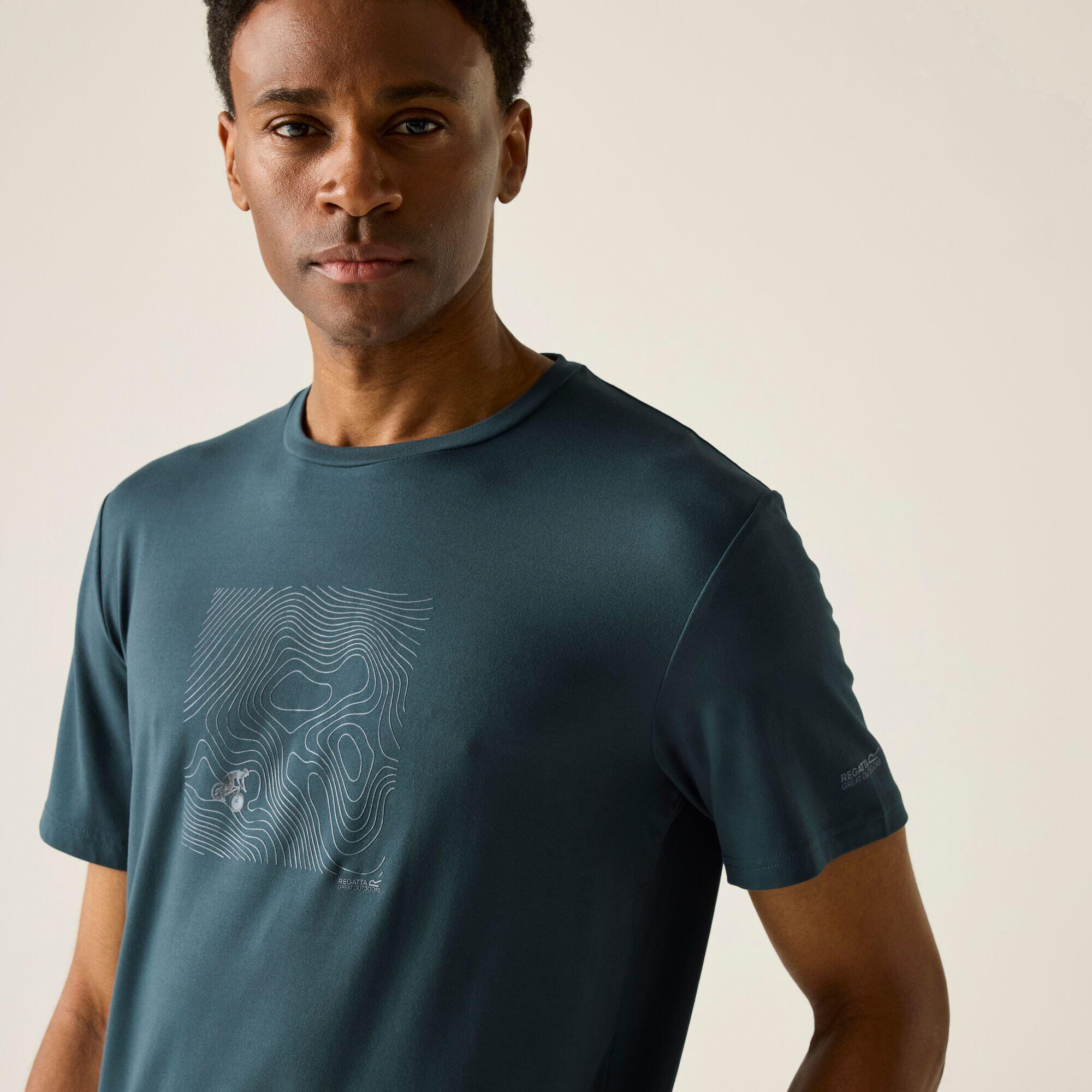 T-shirt graphique extensible à manches courtes Fingal pour homme 4/7