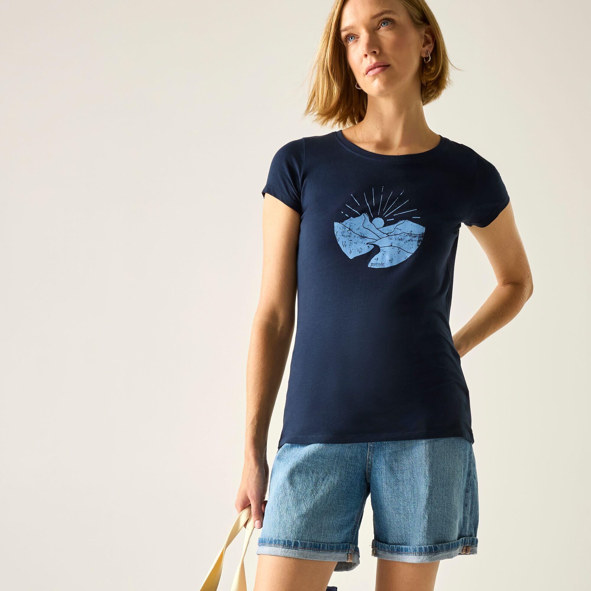 T-shirt graphique à manches courtes pour femme 5/7