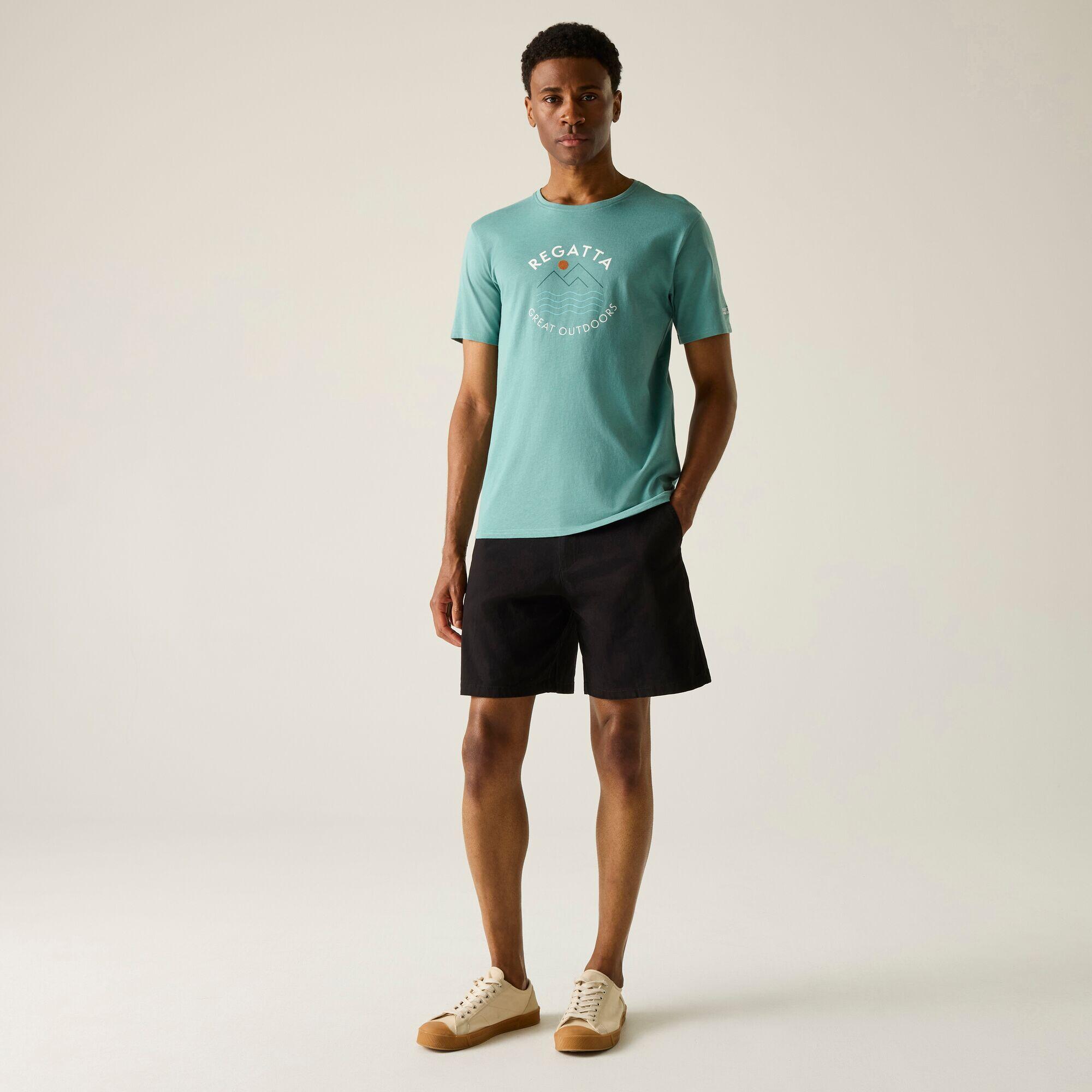 Cline IX T-shirt met korte mouwen en grafische print voor heren 3/7