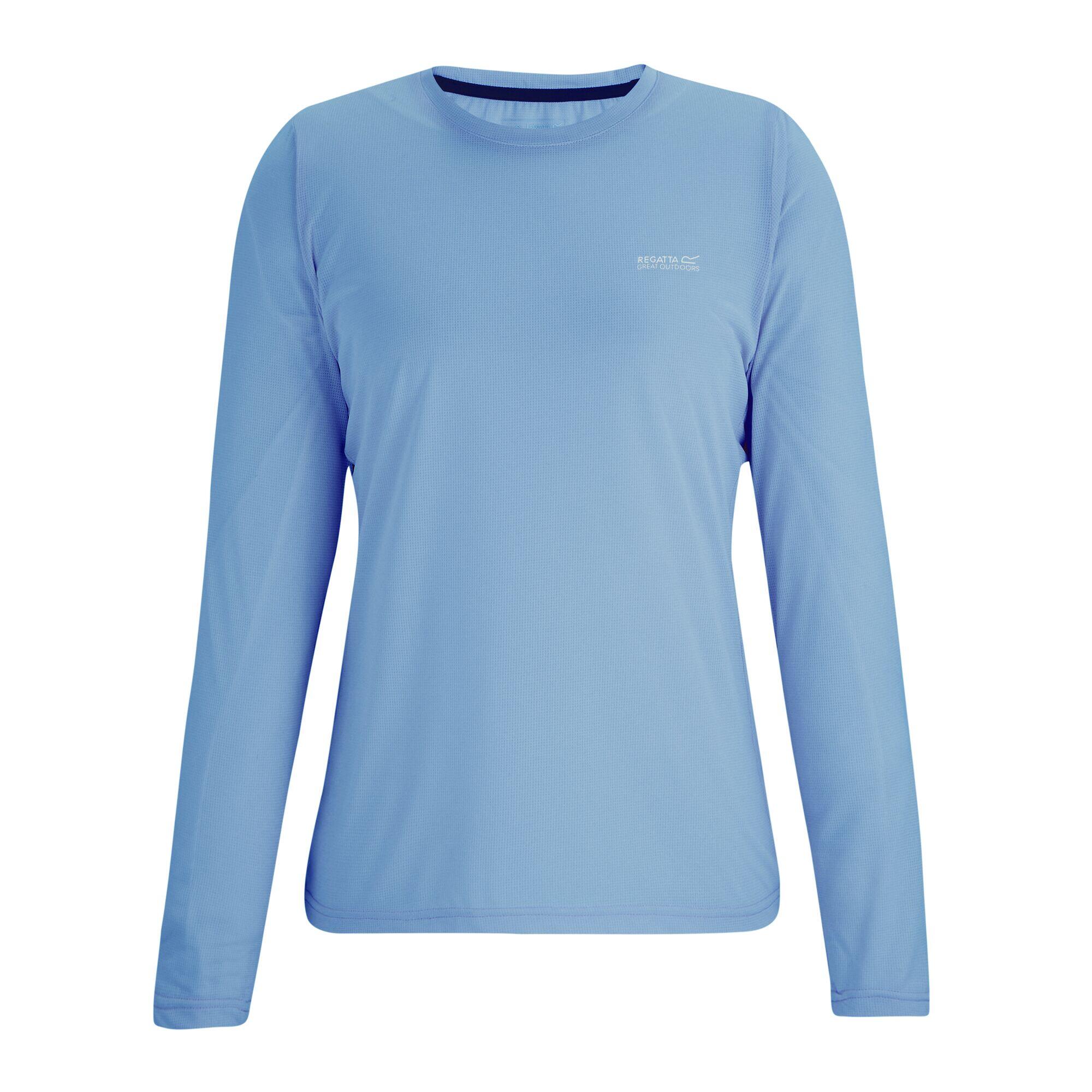 Mindo dames T-shirt met korte mouwen en anti-insectenprint van mesh 5/7